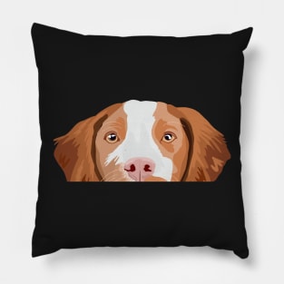 Brittany Spaniel nose Pillow