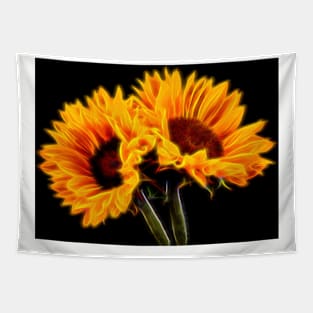 Two Sunflowers Tapestry