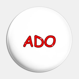 Ado name. Personalized gift for birthday your friend. Pin