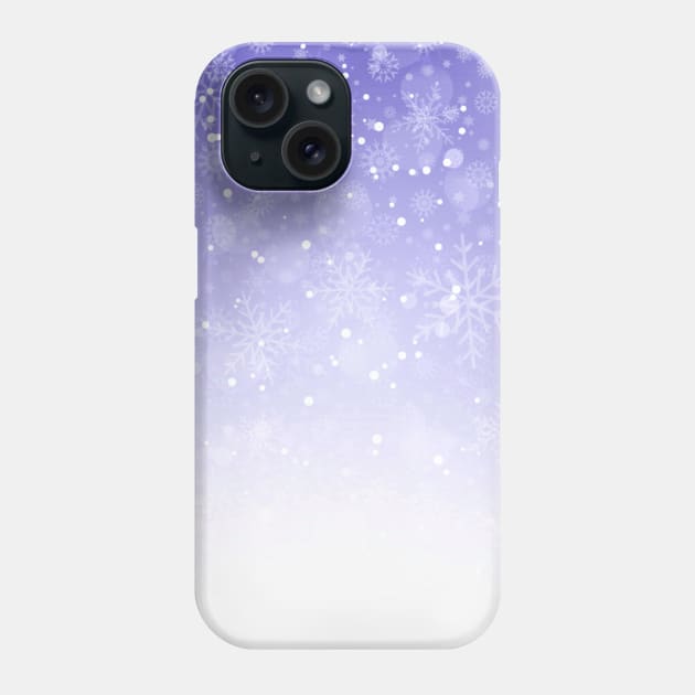 Christmas Winter Snowflakes Phone Case by LaPetiteBelette