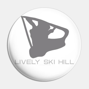 Lively Ski Hill Resort 3D Pin