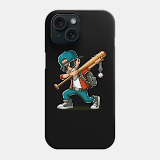 Dabbing boys sunglasses Baseball BAT girls kid gift Phone Case