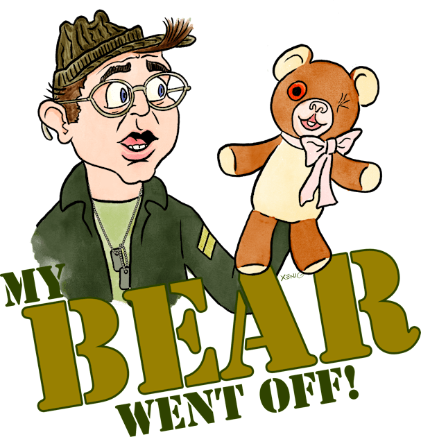 My Bear Went Off! Kids T-Shirt by NoahGinex