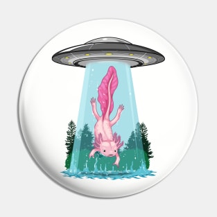 Axolotl Abduction Adventure Pin