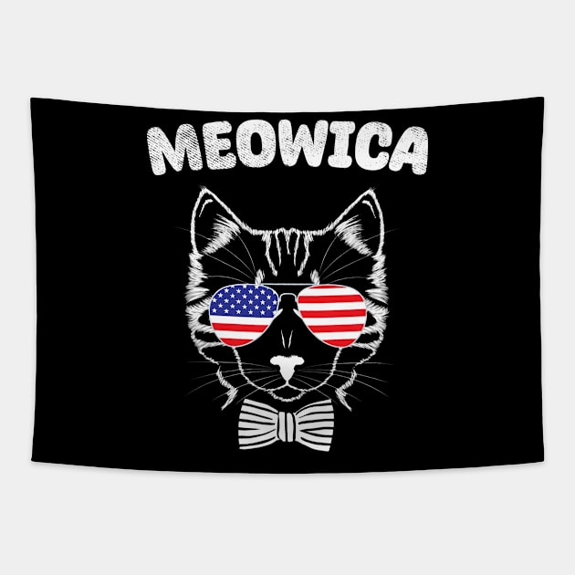 Meowica Tapestry by urlowfur