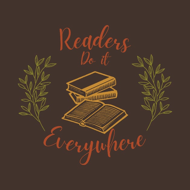 Readers do it Everywhere (fall) by Shea Klein