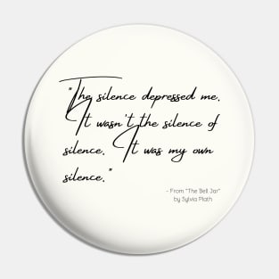 A Quote about Depression from "The Bell Jar" by Sylvia Plath Pin