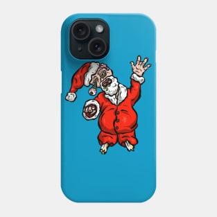 Cartoon Zombie Undead Santa Claus Father Christmas Phone Case
