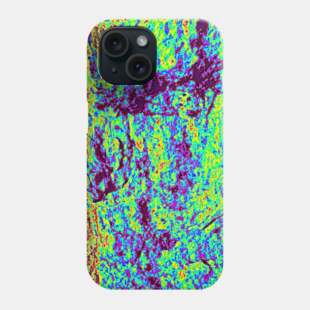 Mysterious digital hot rocks Phone Case by stevepaint