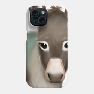 Cute Mule Drawing Phone Case