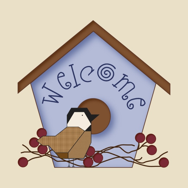 Welcome Country Bird House by HomeGiftShop