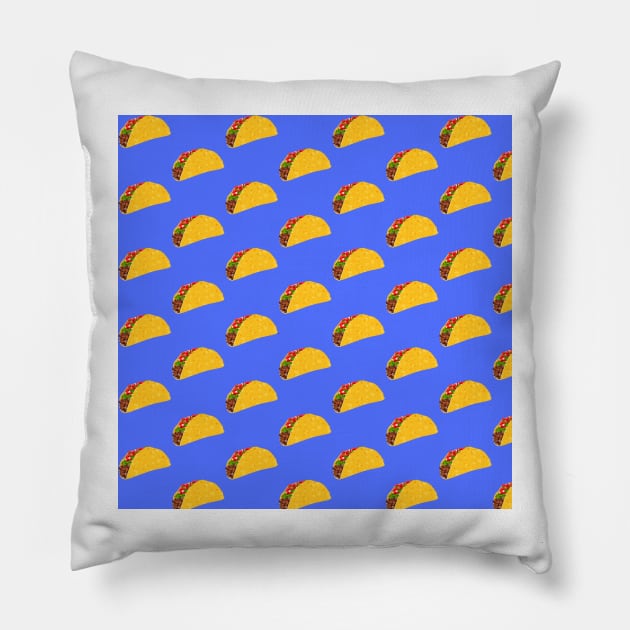 Blue Taco Pillow by IslandofdeDolls