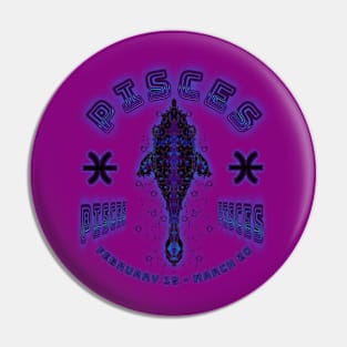 Pisces 3a Magenta Pin