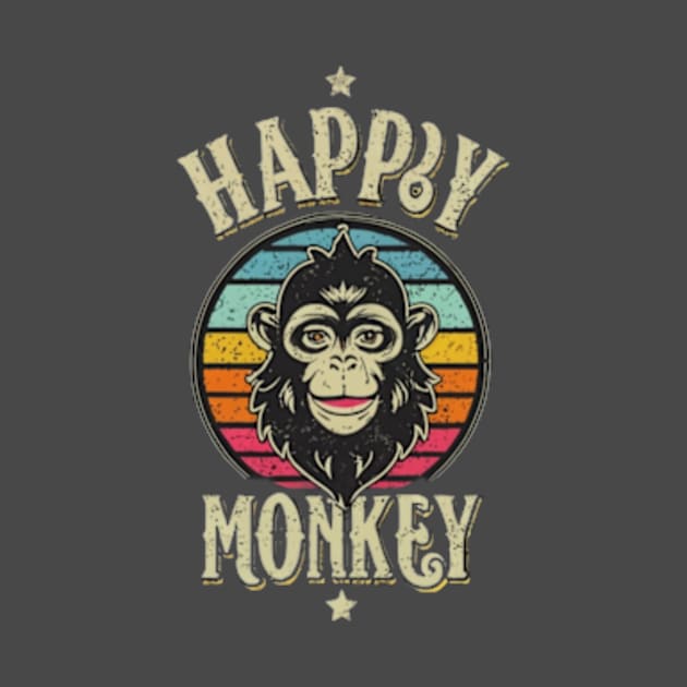 Happy Monkey by TshirtMA