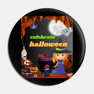 celebrate halloween Pin