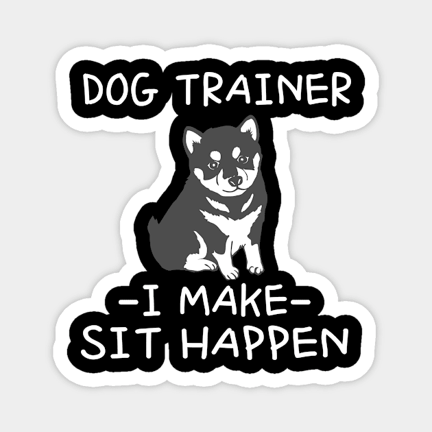 dog trainer Magnet by SpaceImagination