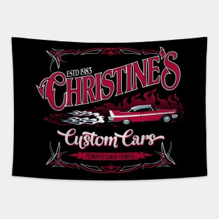 Christine's Custom Cars Tapestry