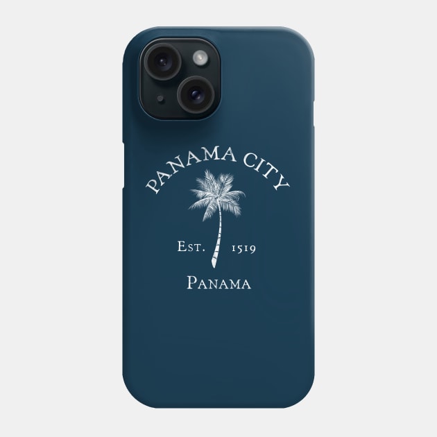 Panama City Panama Vintage Palm Phone Case by TGKelly