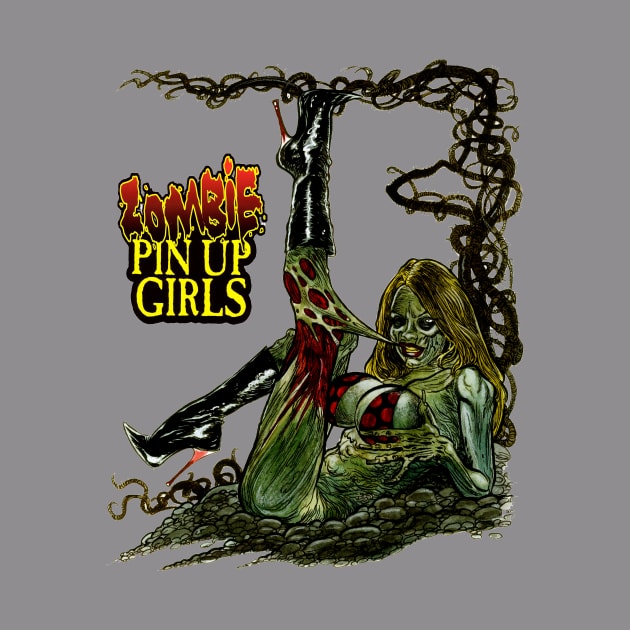 Zombie Pinup Diva : The Skin in My Teeth by rsacchetto