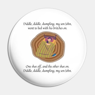 Diddle Diddle Dumpling my son John nursery rhyme Pin