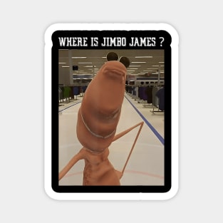 Marcus The Worm Where Is Jimbo James Vintage Magnet
