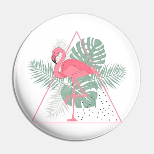 Tropical Flamingo Pin