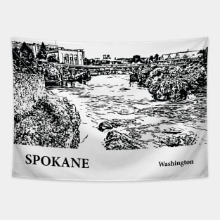 Spokane - Washington Tapestry