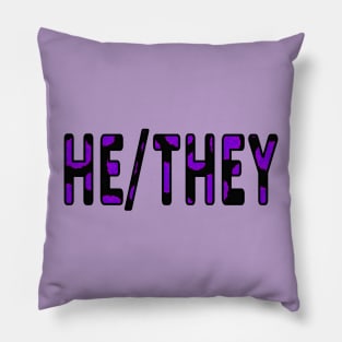 He/They pronouns Pillow