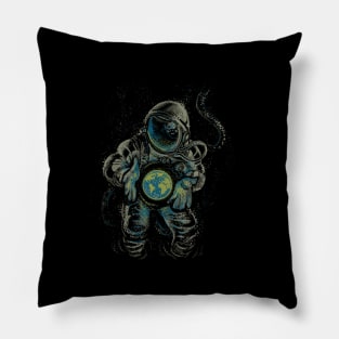 Astronaut Love Earth by Tobe Fonseca Pillow