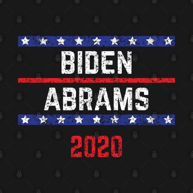 Joe Biden 2020 and Stacy Abrams on the One Ticket. Biden Abrams 2020 Vintage Distressed by YourGoods