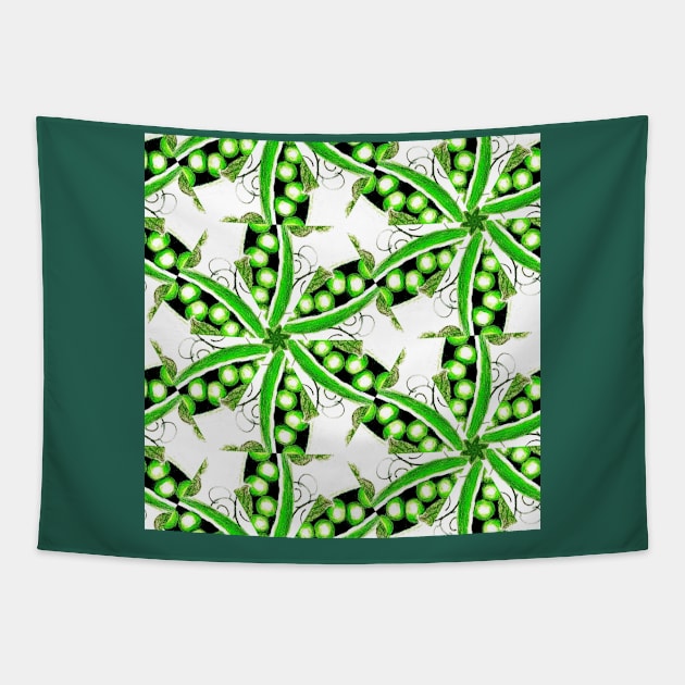 A Pea Design Tapestry by Art is Sandy