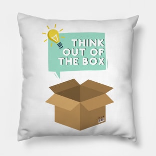 Think Out Of The Box Pillow