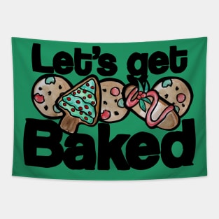 Let's Get Baked Christmas Cookies Tapestry