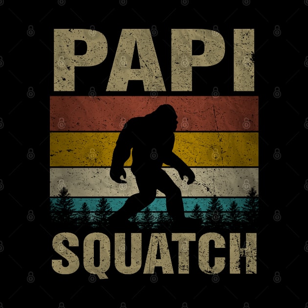 Papi Squatch Bigfoot Papi Sasquatch Yeti Family Matching by snnt