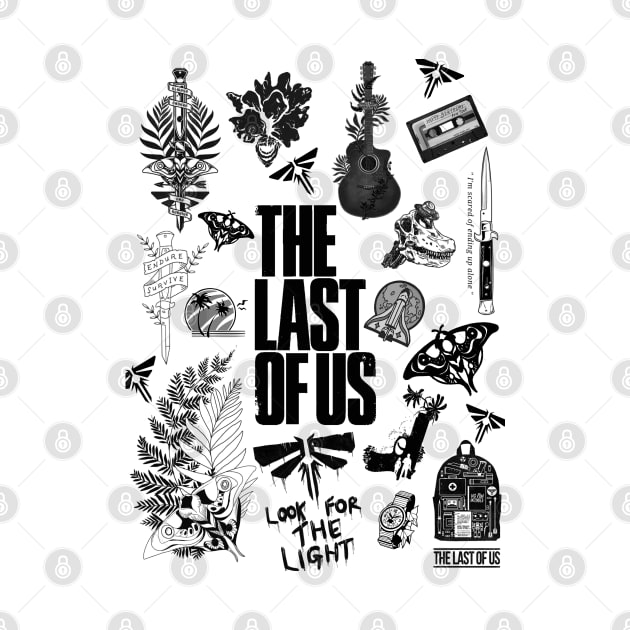 The Last of Us all in one black by Blue Button