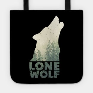 Lone wolf in the forest Tote