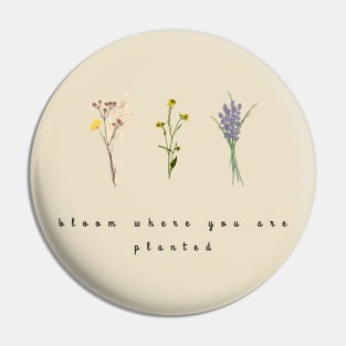 Wildflowers Floral Bloom Pin