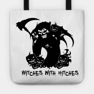 Witches With Hitches tee design birthday gift graphic Tote