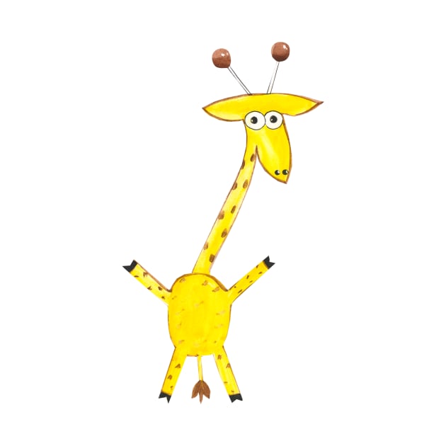 Hand Drawing of a Giraffe by FunnyMoonCosmic