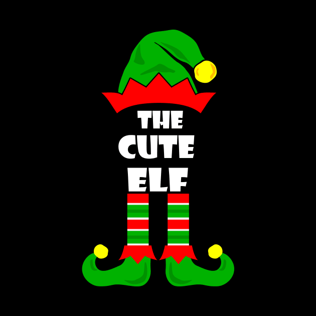 Cute Elf Matching Family Group Christmas Party Funny by albaley