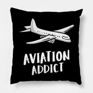 aviation addict Pillow