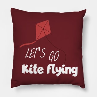 Let's got kite flying Pillow