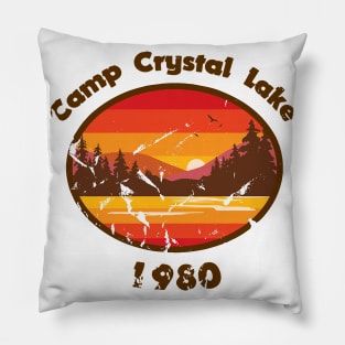 crystallake camp Pillow
