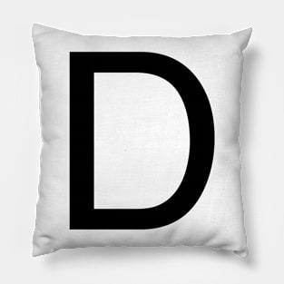 Helvetica D Pillow