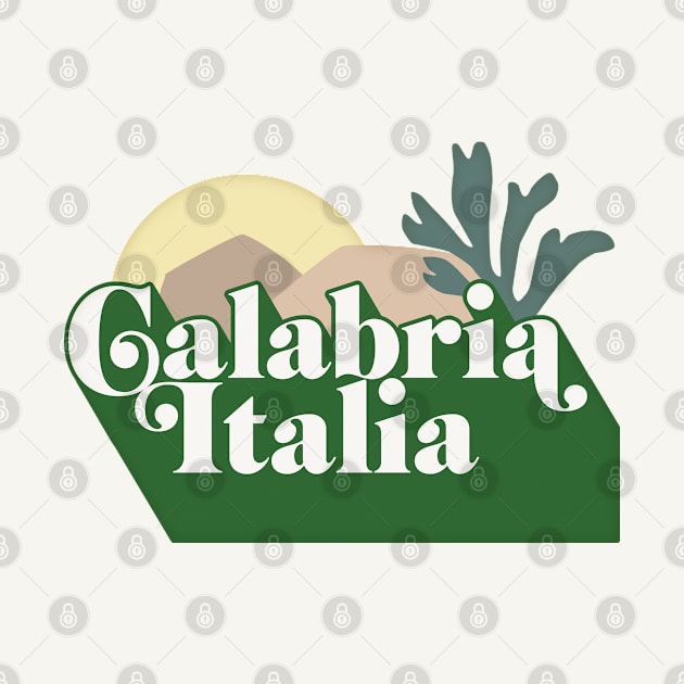 Calabria, Italia  // Original Retro Design by DankFutura