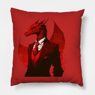 Business Dragon Pillow