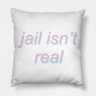 jail isn't real - pastel dril tweet Pillow