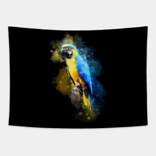 Parrot watercolor Tapestry