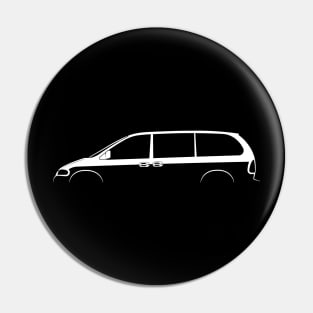 Dodge Caravan (1995) Silhouette Pin