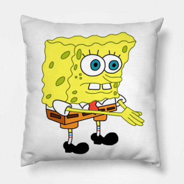 Spongebob Meme Spongebob Squarepants Pillow Teepublic Uk